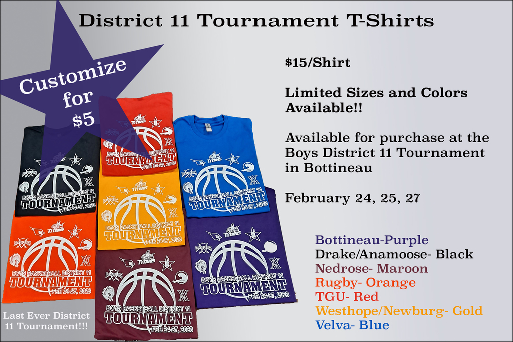 District 11 Tournament T-Shirts
